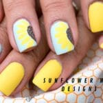 Sunflower Nail Designs
