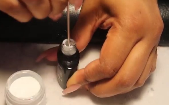 Glow In The Dark Gel Nail Polish: Step 3, shake it up to ensure the glow powder and the nail polish are well mixed 
