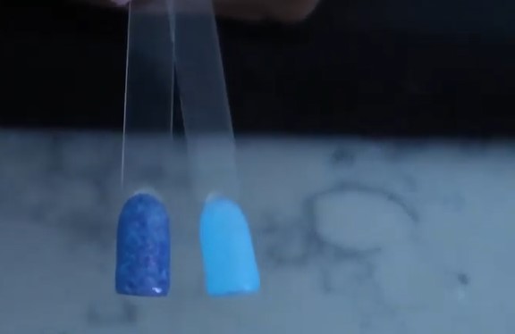 Glow In The Dark Gel Nail Polish: Step 5, apply top coat to protect your glow in the dark nails against chips
