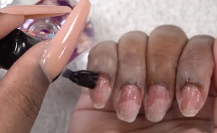 How To Remove Polygel Nails: Step 4, cuticle oil will help to rehydrate the nail plate and the skin around it
